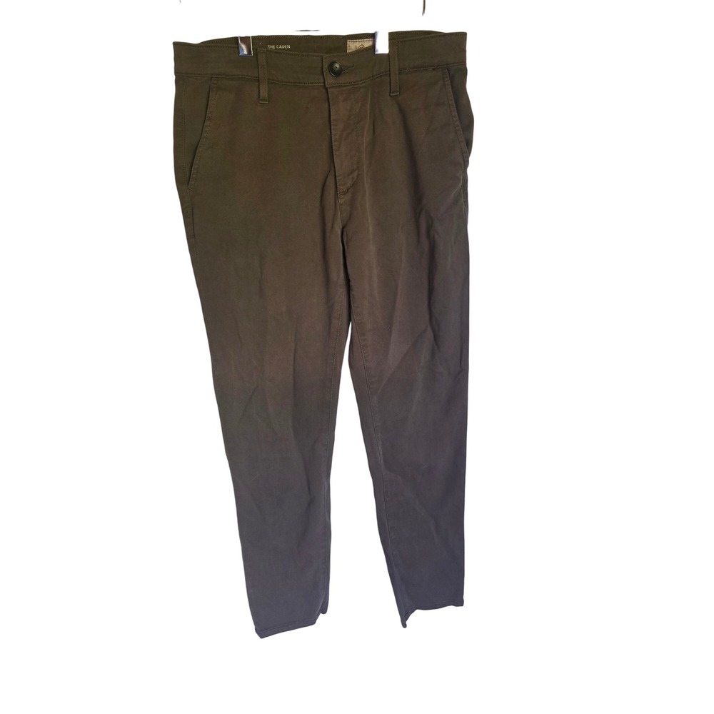 AG‎ Adriano Goldschmied The Caden Tailored Trouser Olive Green Chino Pant 26R